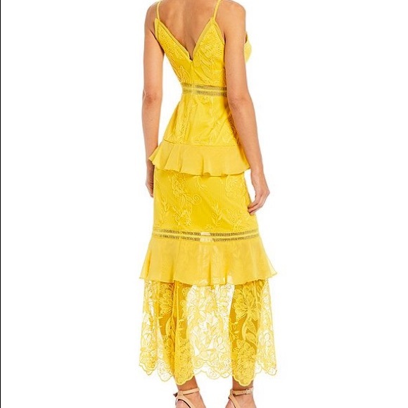 Aidan Aidan Mattox Spaghetti Strap Hem Maxi Dress - Picture 3 of 5